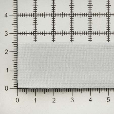 Лента Айрис тканая эластичная отделочная для шитья одежды 25 мм 20 м белая
