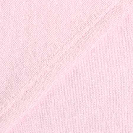 Полотенце Крошка Я уголок махровый 85x85 см нежно-розовый