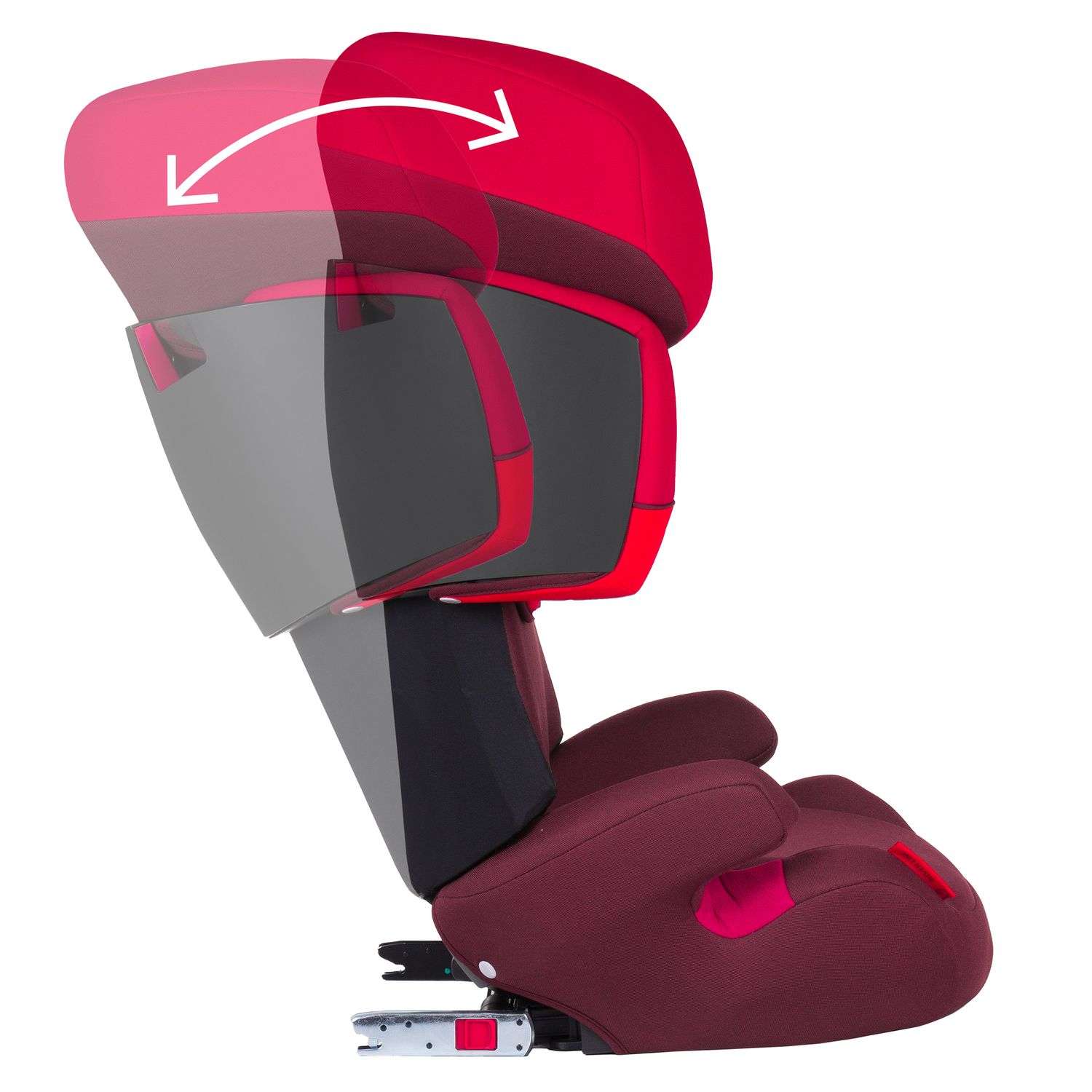 Автокресло Cybex Solution X-Fix Rumba Red - фото 7