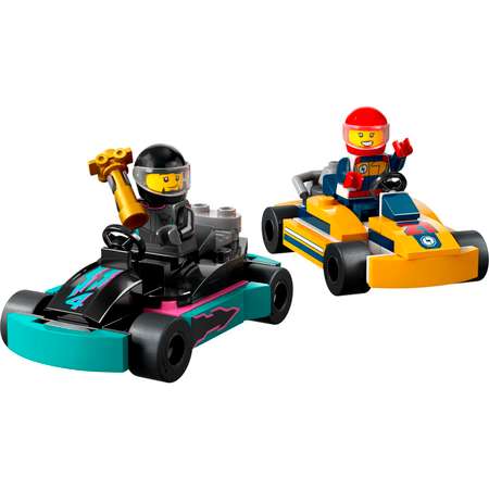 Конструктор детский LEGO City Картинги и автогонщики 60400