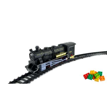 Детская железная дорога CS Toys Railcar 210 деталей на батарейках Fenfa