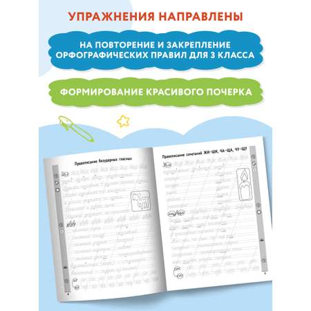 Книга Феникс Чистописание + орфография: 3 класс. Красивый почерк