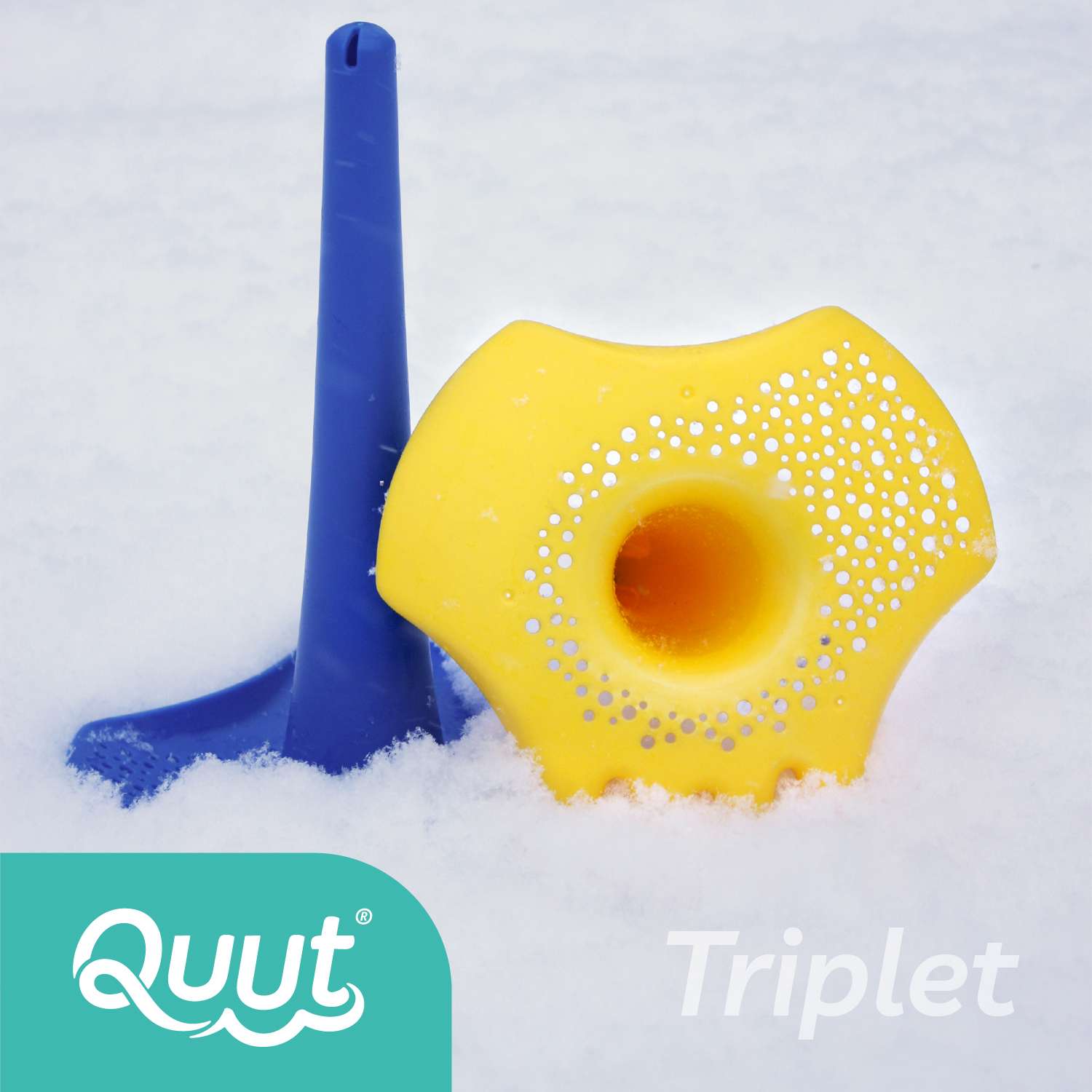 Игрушка для песка и снега QUUT многофункциональная Triplet Зелёная лагуна - фото 6