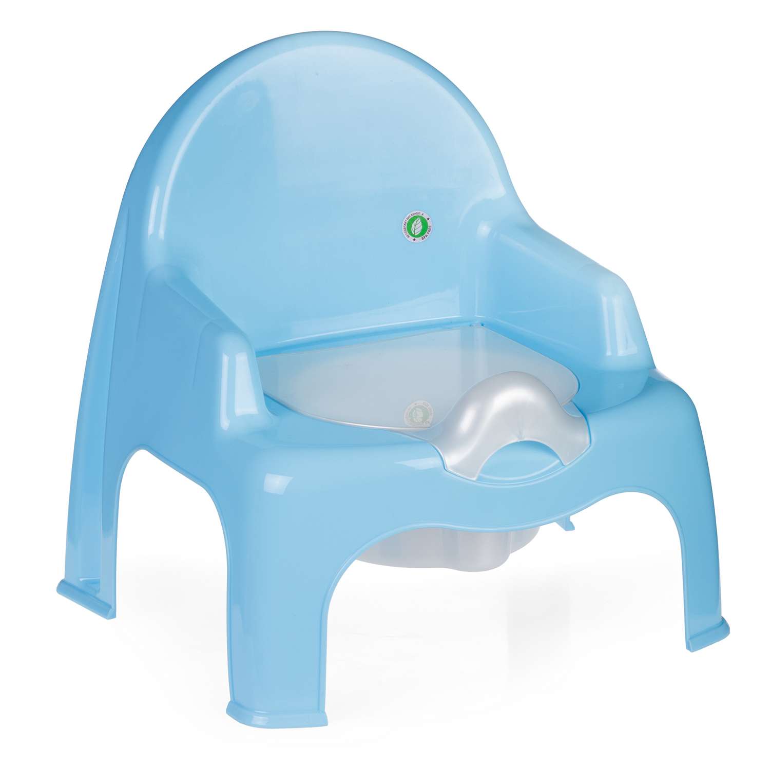 Горшок детский elfplast стульчик голубой - фото 1