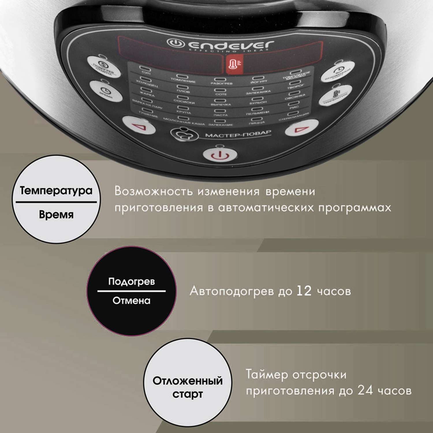 Мультиварка ENDEVER VITA-121 - фото 6