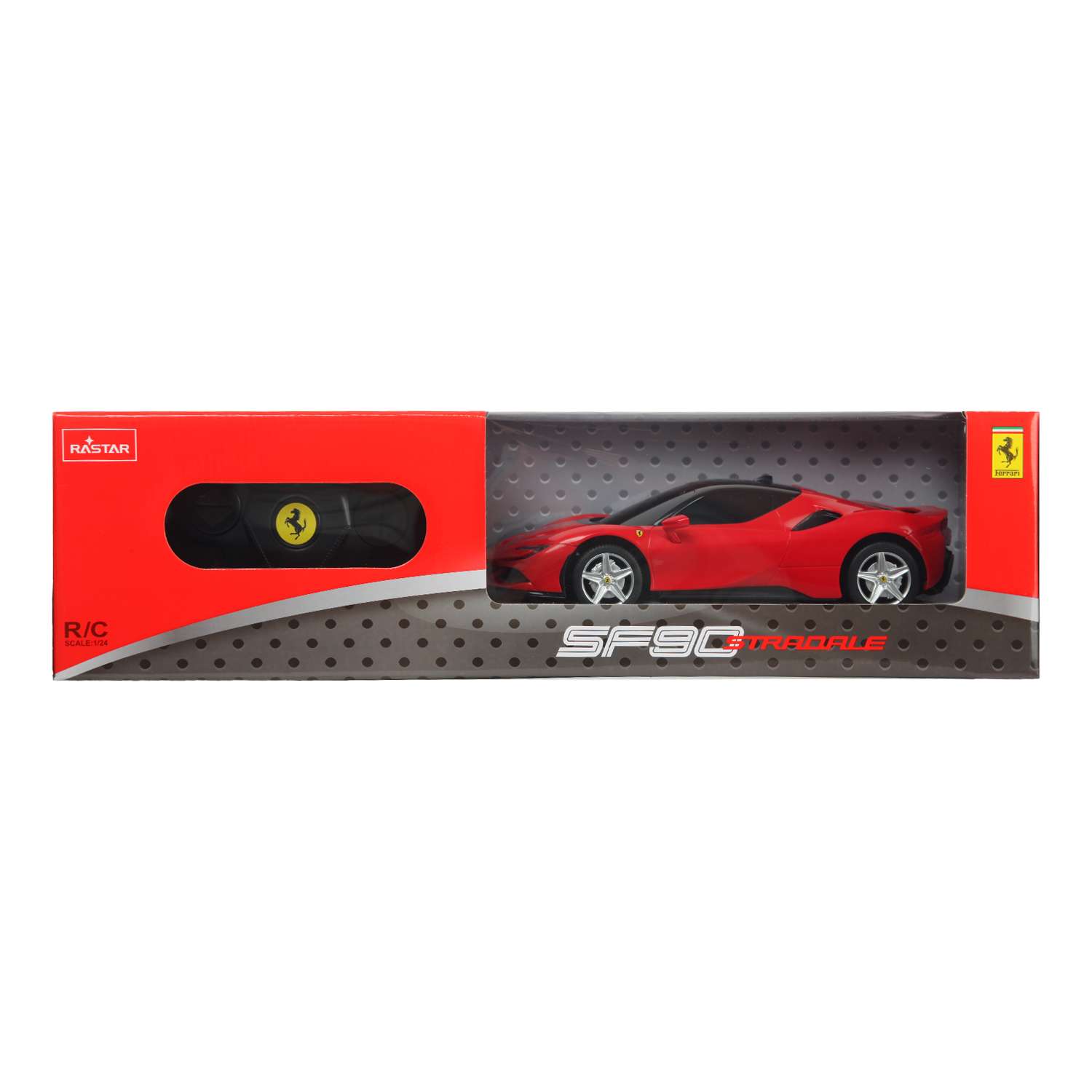 Машина Rastar РУ 1:24 Ferrari SF90 Stradale Красная 97600 - фото 2