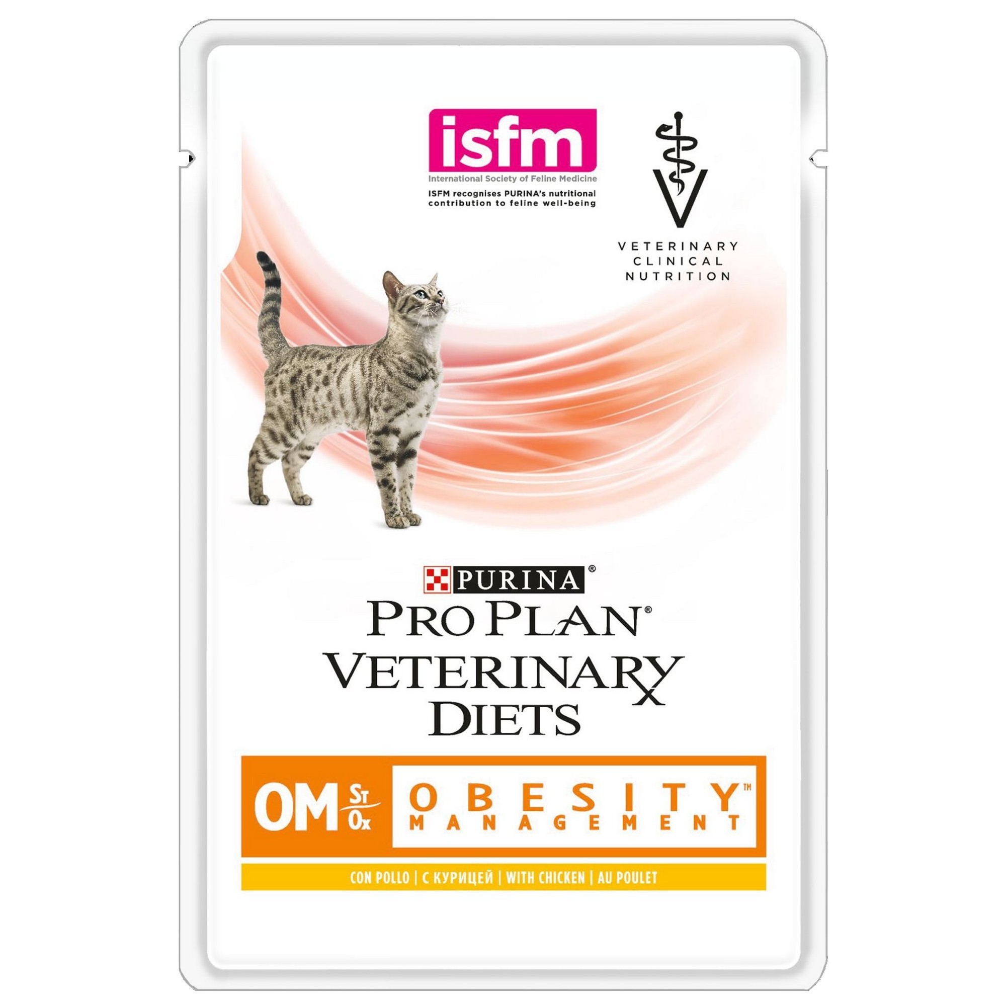 Влажный корм для кошек Purina Pro Plan Veterinary diets 0.085 кг курица (при избыточном весе, лечебный) - фото 1