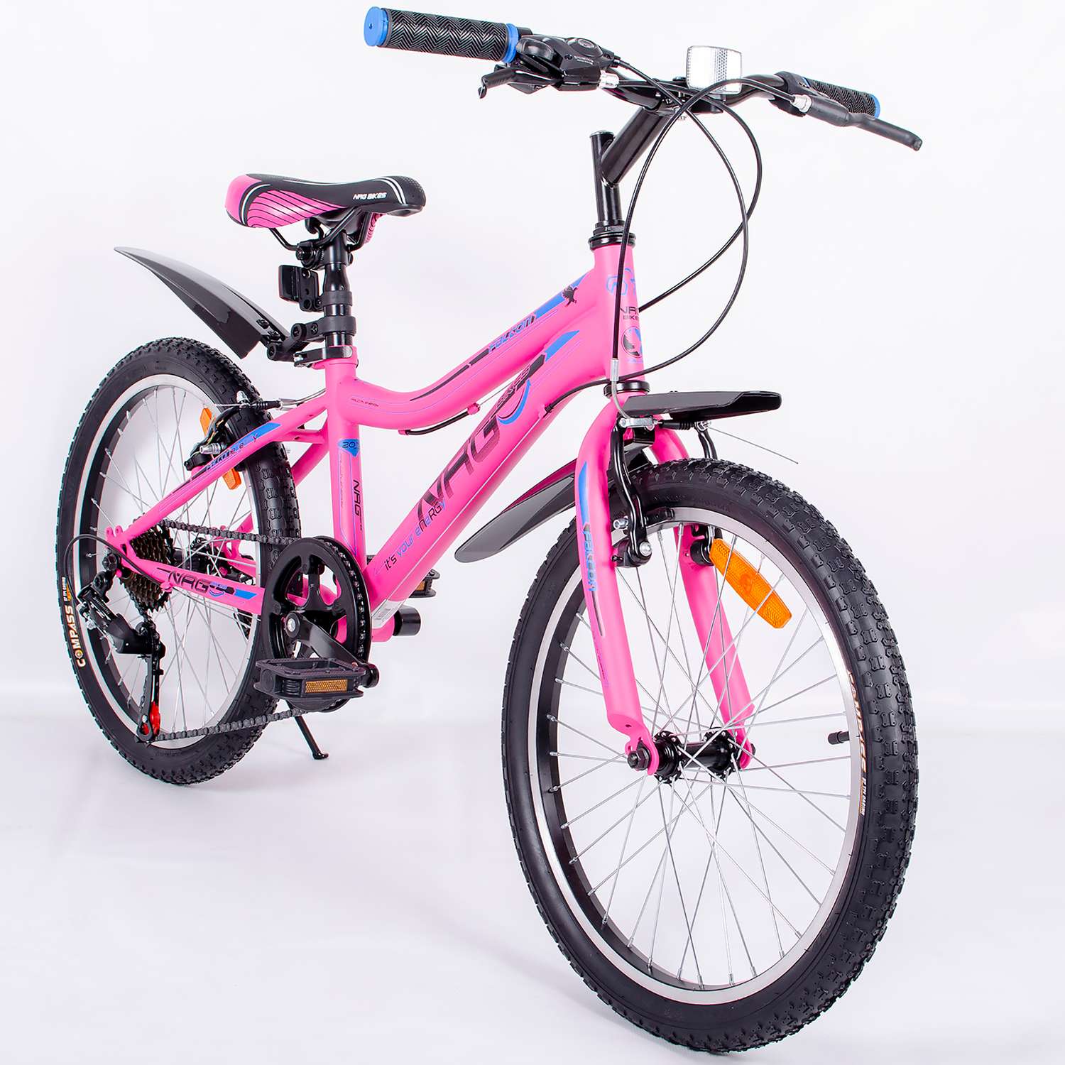 Велосипед NRG BIKES FALCON 20 pink-blue-black - фото 2