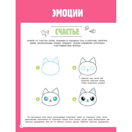 Книга Эксмо Я рисую KAWAII 30 рисунков шаг за шагом