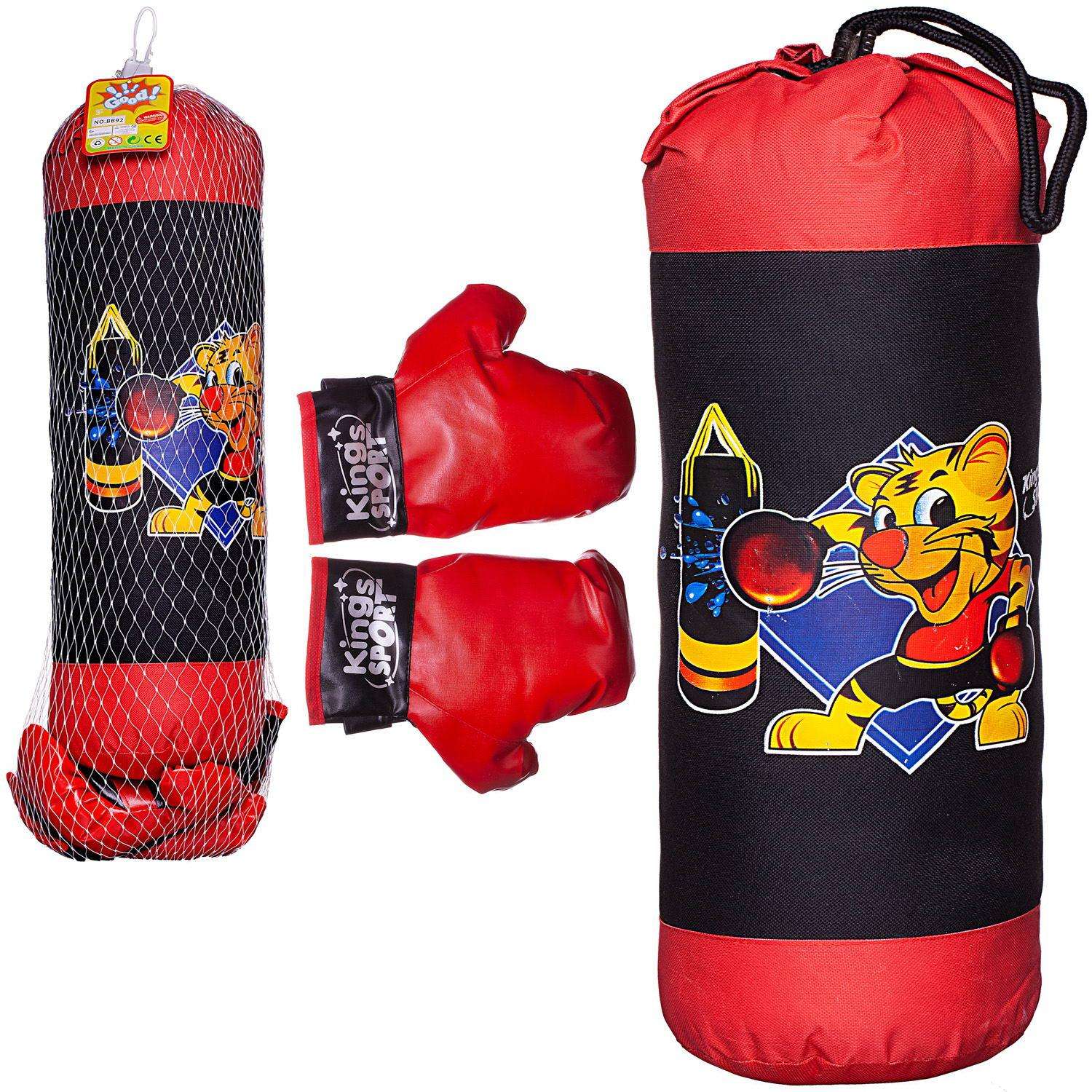 Боксерский набор Junfa точный удар груша 71 см и перчатки - фото 2