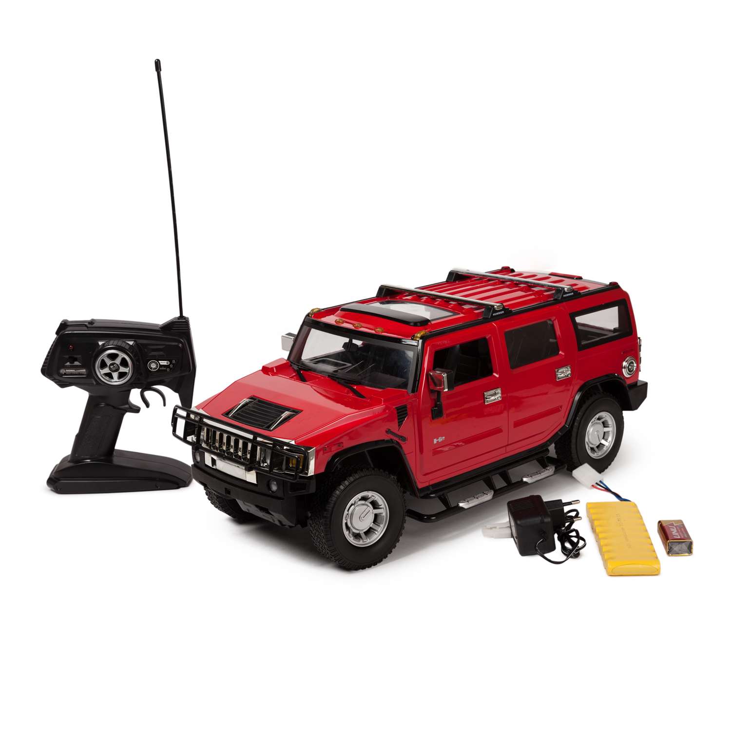 Машинка на радиоуправлении Mobicaro Hummer H2 1:10 Красная - фото 1