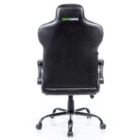Кресло компьютерное VMMGAME UNIT кожа Черно - черный