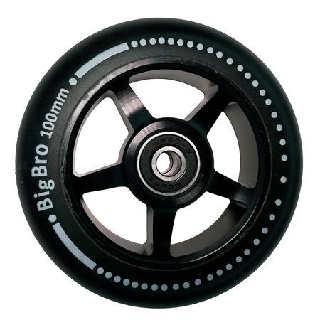 Колесо для самоката BIG BRO алюминиевое 100 мм черное