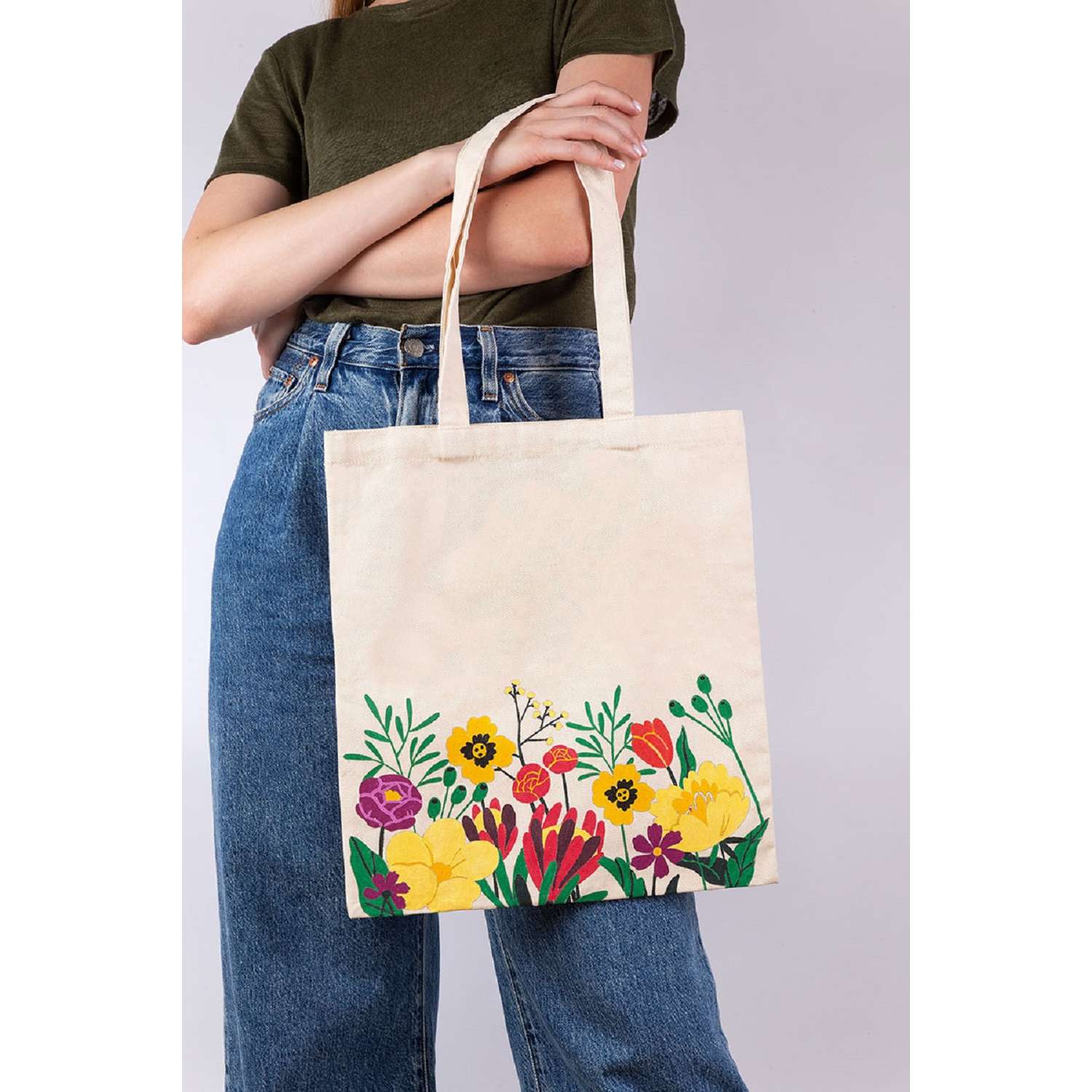 Раскраска на сумке Фрея RWCB-006 «Летний цвет» 40 х 35 см . - фото 3