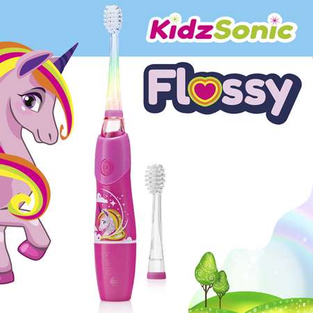 Зубная щетка электрическая Brush-Baby KidzSonic Единорог от 3 лет