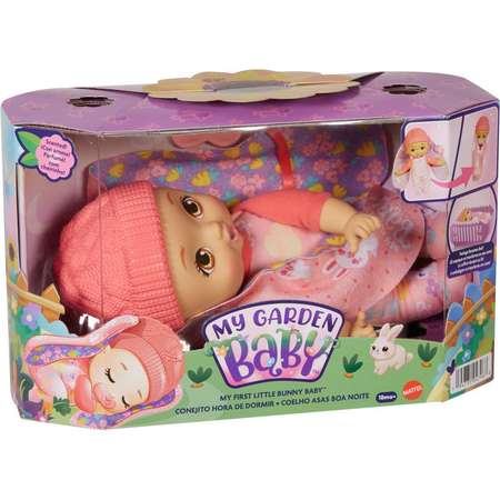 Кукла-пупс My Garden Baby Моя первая малышка-зайчик Розовая HGC10