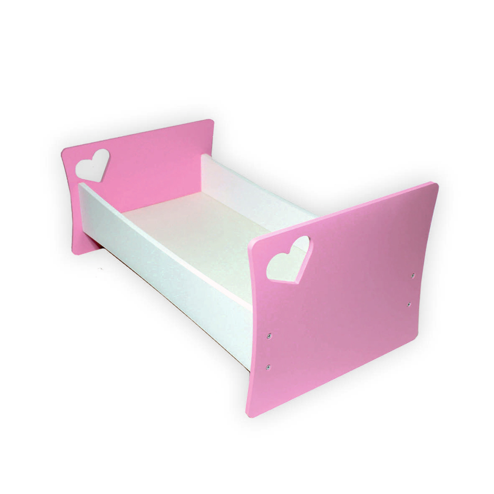 Мебель для кукол ViromToys Кроватка розовая Кд0011 - фото 1