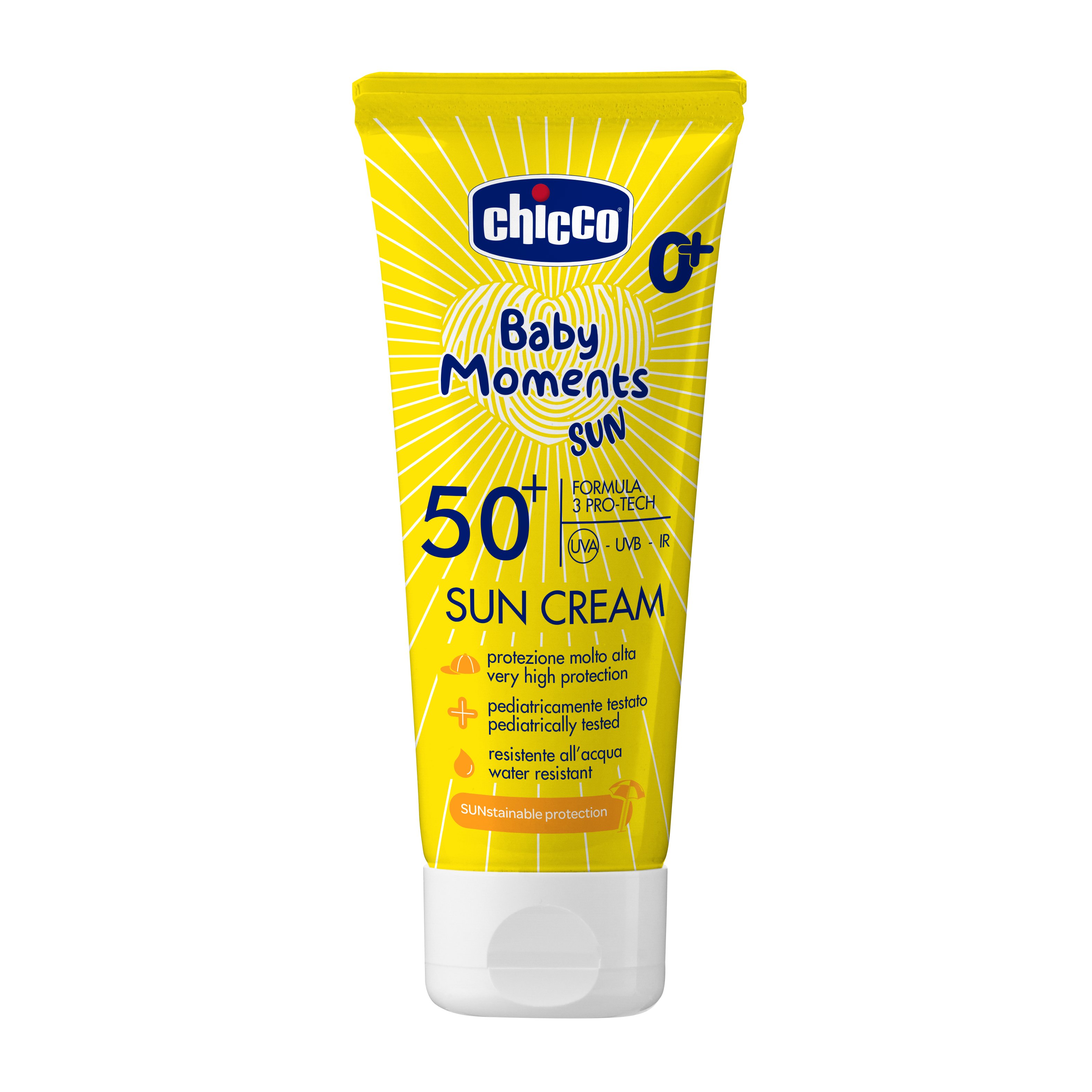 Крем солнцезащитный Chicco SPF50+ 75 мл - фото 1