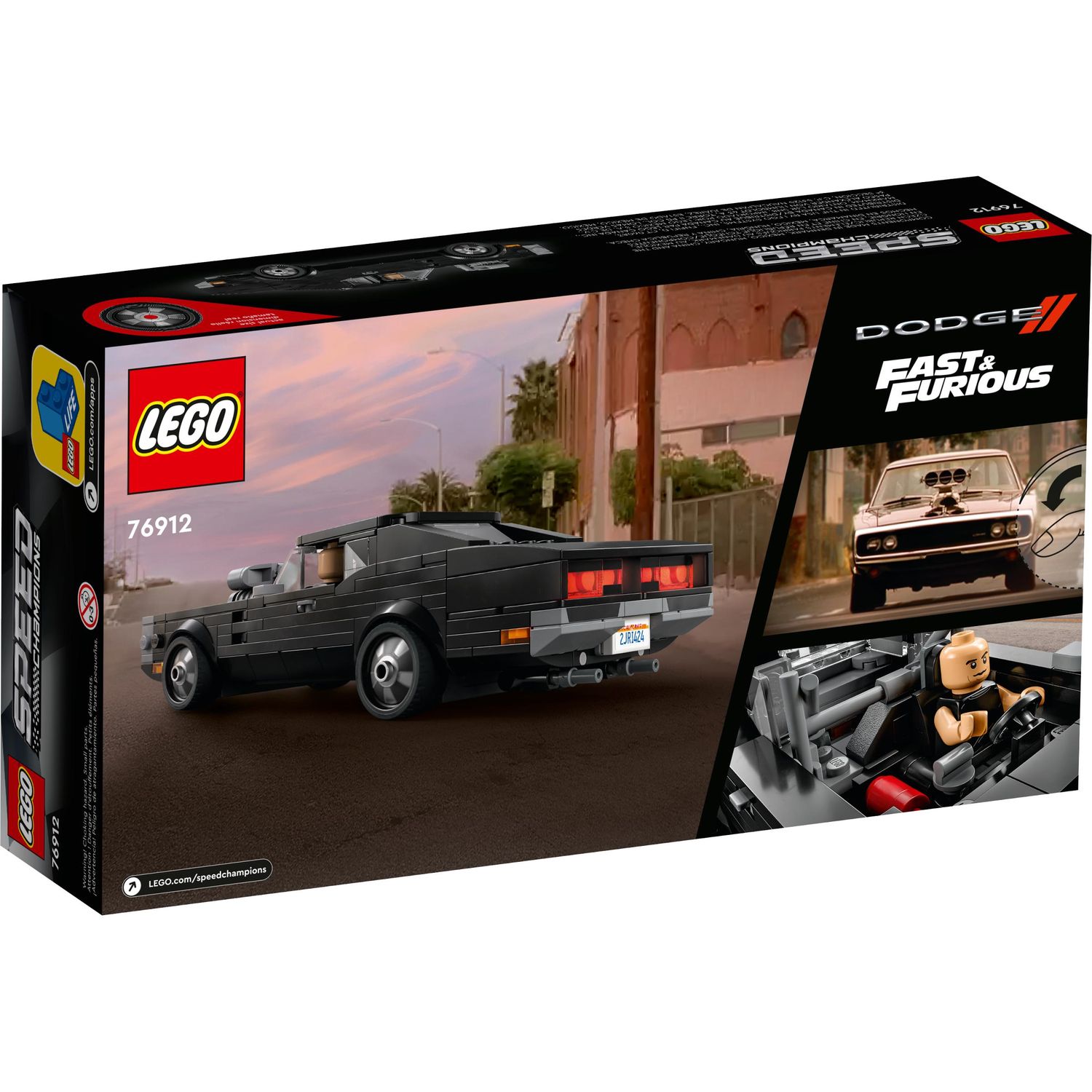 Конструктор LEGO Speed Champions Fast and Furious 1970 Dodge Charger R/T 76912 - фото 8