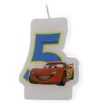 Праздничная свеча Cars Party Favors Цифра 5