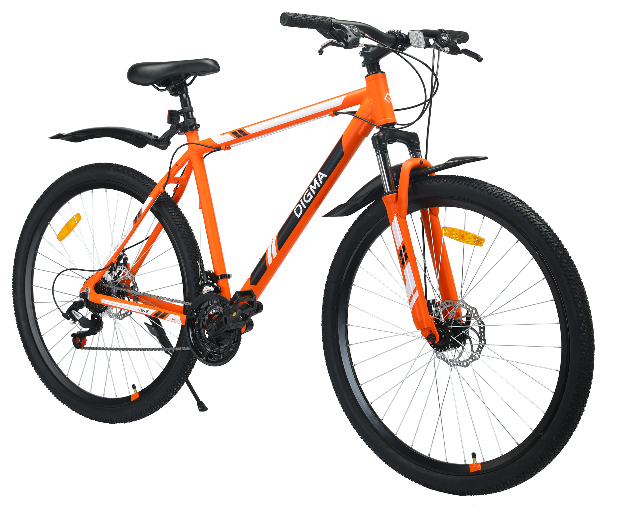 Велосипед Digma Nine оранжевый - фото 6
