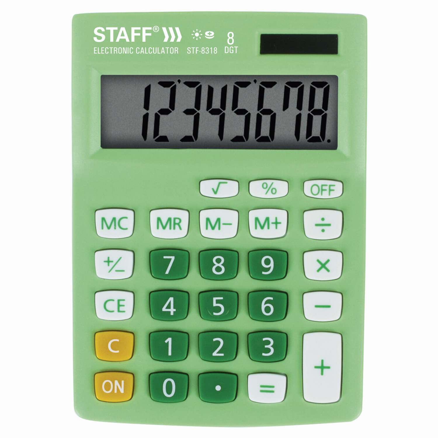 Калькулятор настольный Staff электронный 8 разрядов - фото 1