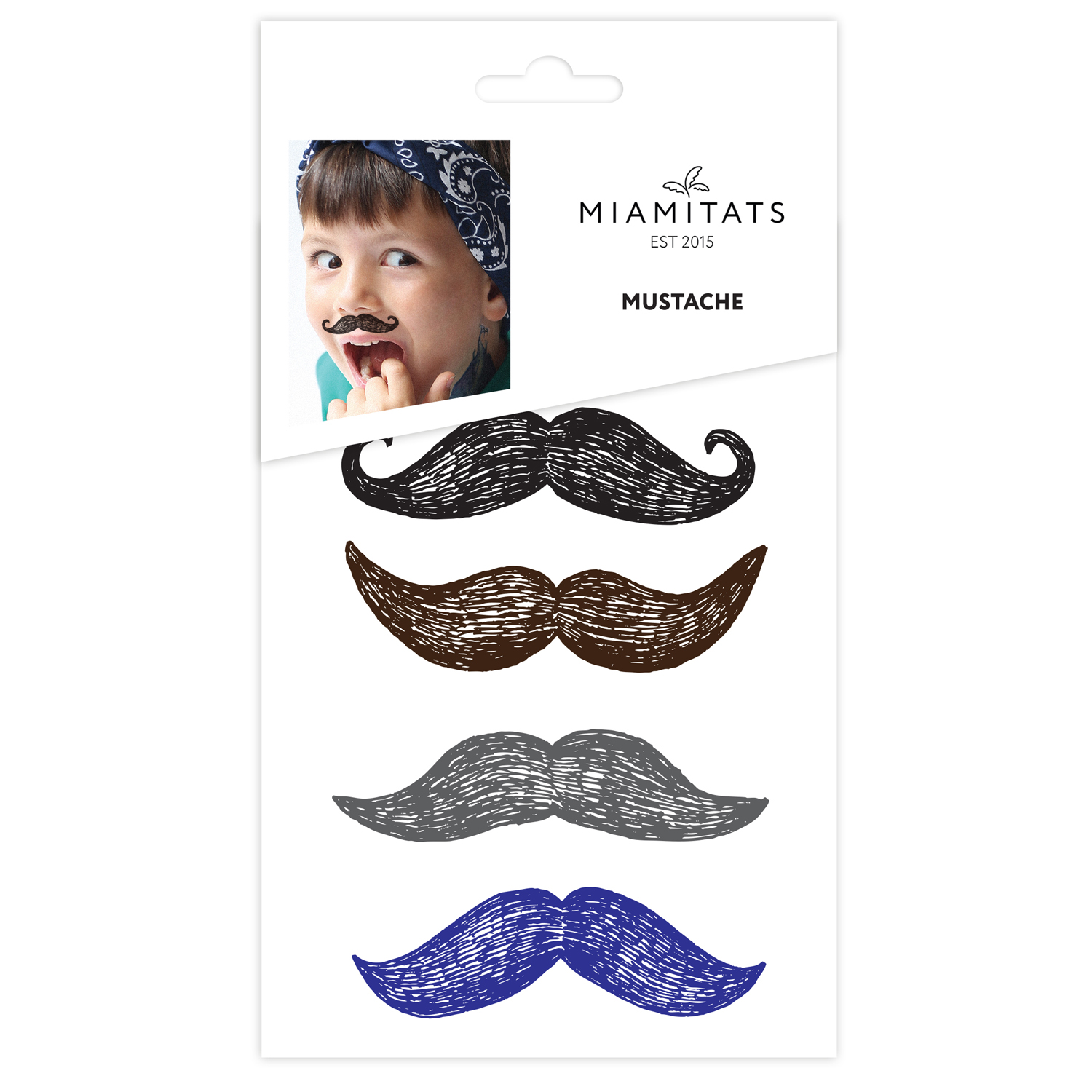 Переводные тату MIAMITATS mini. Mustache - фото 1