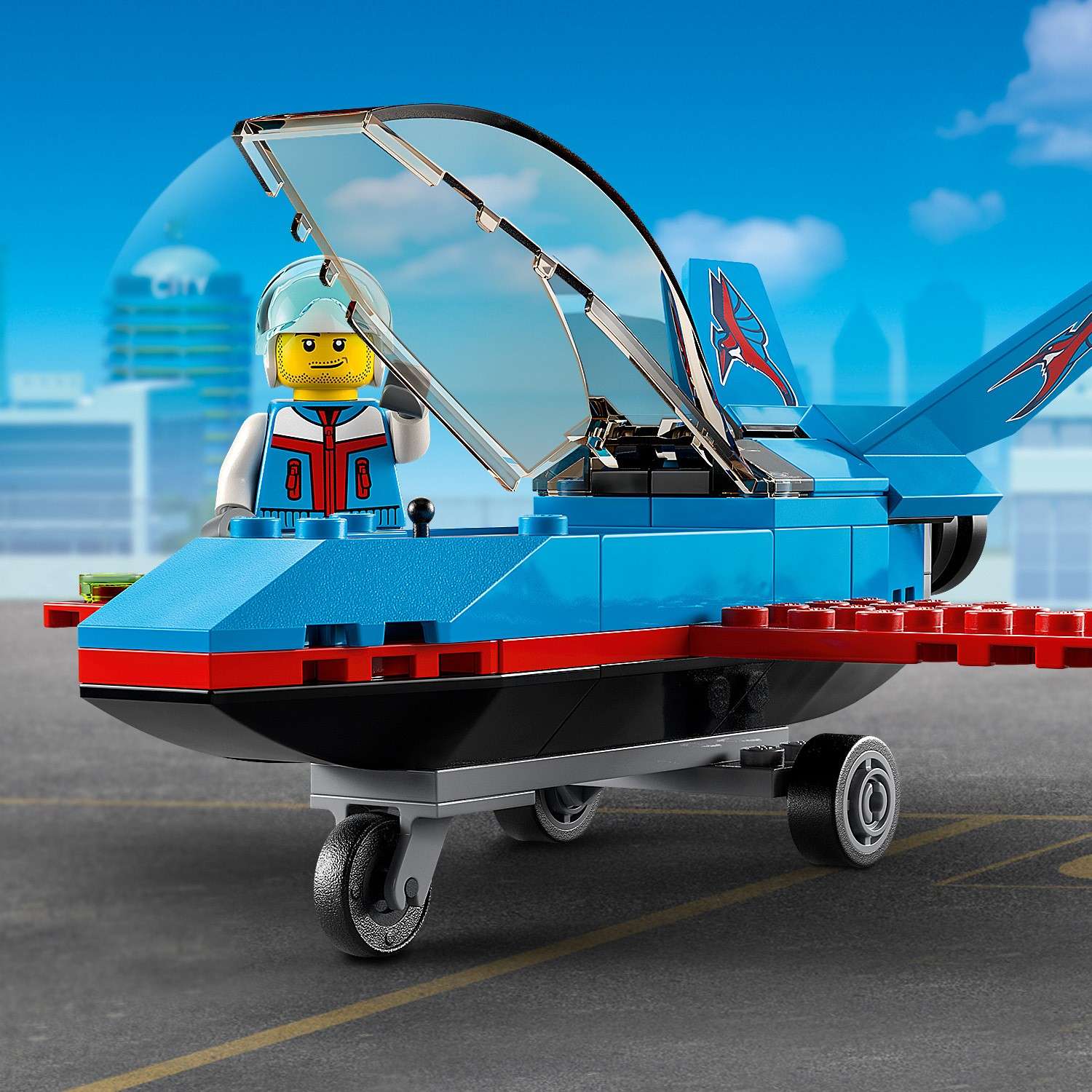 Конструктор LEGO City Great Vehicles Трюковый самолёт 60323 - фото 6