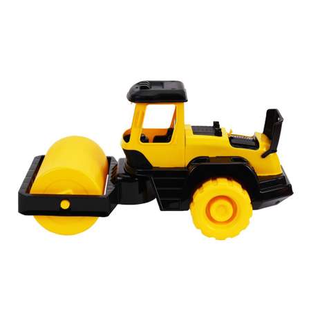 Машинка Технок Трактор-каток черно-желтый