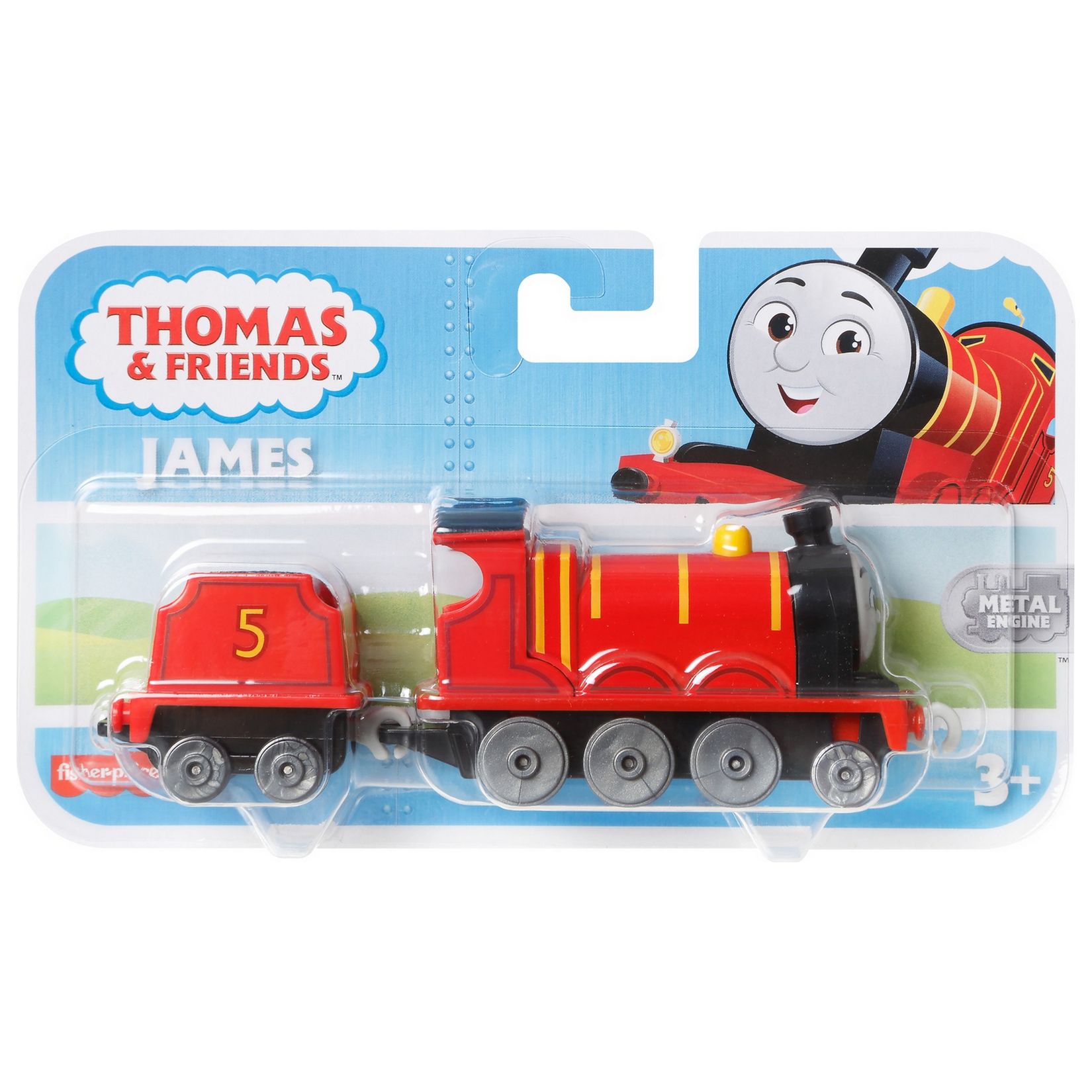 Паровозик Thomas & Friends Второстепенные герои мультфильмов большой Джеймс  HDY62 купить по цене 299 ₽ в интернет-магазине Детский мир