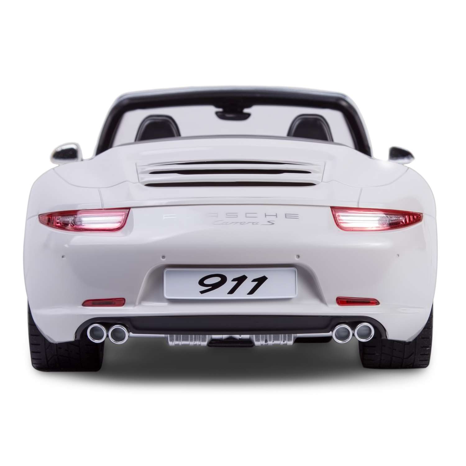 Машинка р/у Rastar Porsche 911 CarreraS 1:12 белая - фото 6