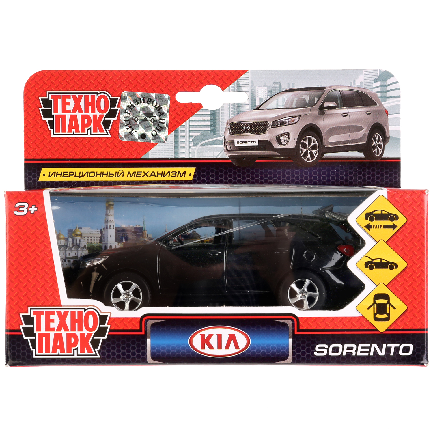 Автомобиль Технопарк KIA Sorento черный 274795 - фото 1