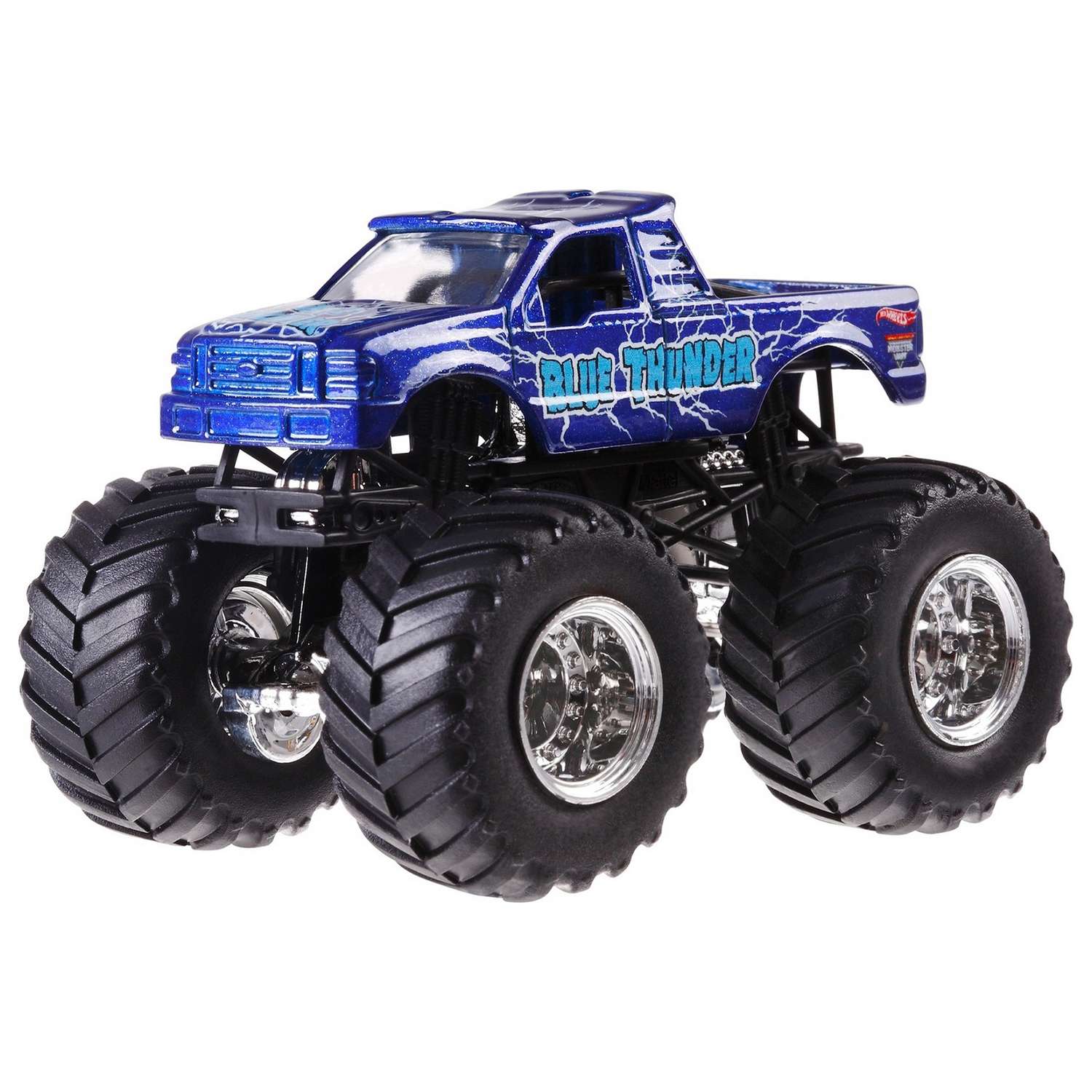 Машина Hot Wheels Monster Jam 1:64 Синий гром X8977 21572 - фото 1