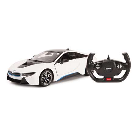 Машина Rastar РУ 1:14 BMW i8 USB Белая 71070