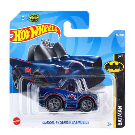 Коллекционная машинка Hot Wheels Classic Tv Series Batmobile