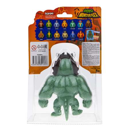 Игрушка-тягун 1Toy Monster Flex Dino Трицерокс Т22691-14