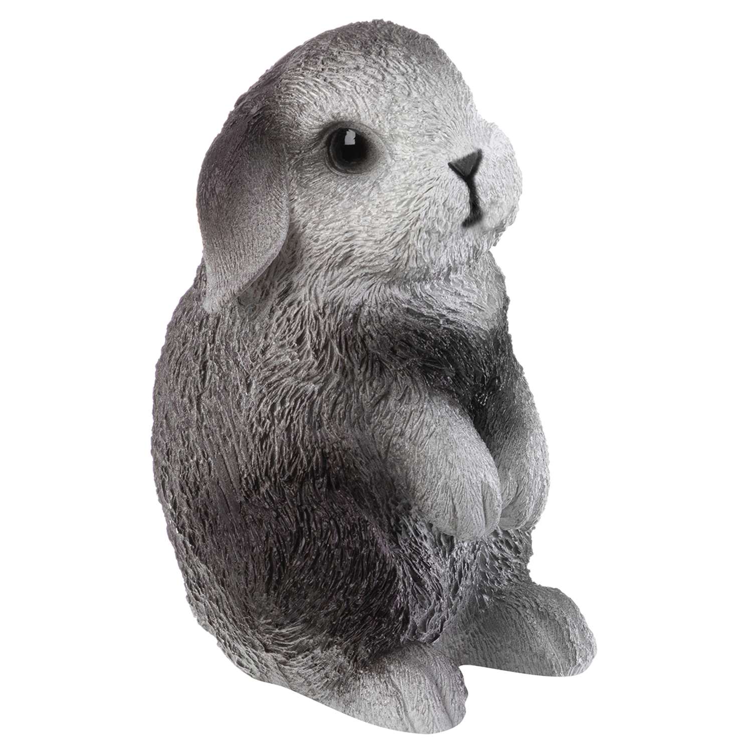 Копилка Elan Gallery 12х11х18 см Кролик милашка. серый с белыми лапками - фото 6