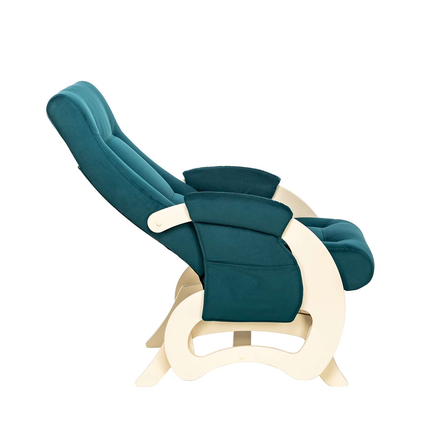 Кресло для кормления Milli Ария с карманами дуб шампань / ткань V 20 - фото 5