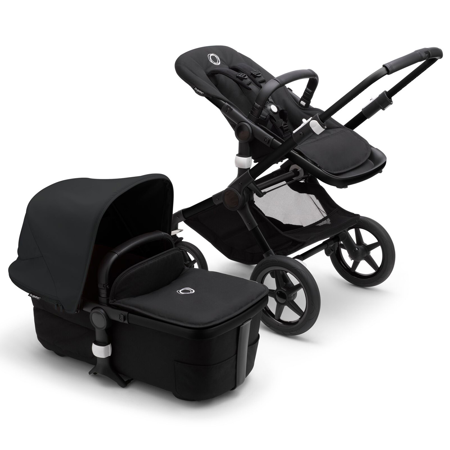 Коляска 2в1 Bugaboo Fox3 Complete Black Midnight Black-Midnight Black 2306010003 - фото 4