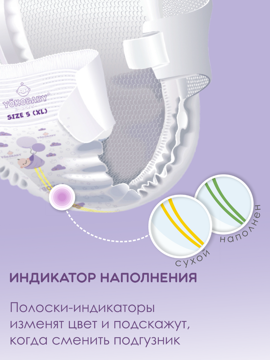 Подгузники YokoBaby diapers - фото 2