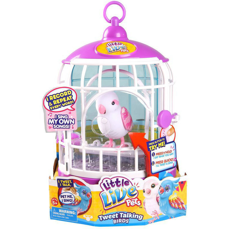 Игрушка Little Live Pets Птичка в домике в ассортименте 28132 (28133 28134) - фото 4