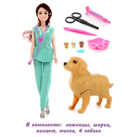 Кукла Veld Co Кукла модель Barbie с собакой
