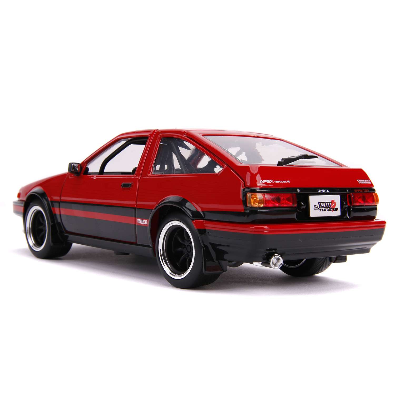 Машина Jada 1:24 Toyota Trueno AE86 1986 Красная 99577 99577 - фото 8