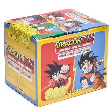 Бокс с наклейками Panini Dragonball Жемчуг Дракона 50 пакетиков в наборе