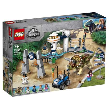 Конструктор LEGO Jurassic World Нападение трицератопса 75937