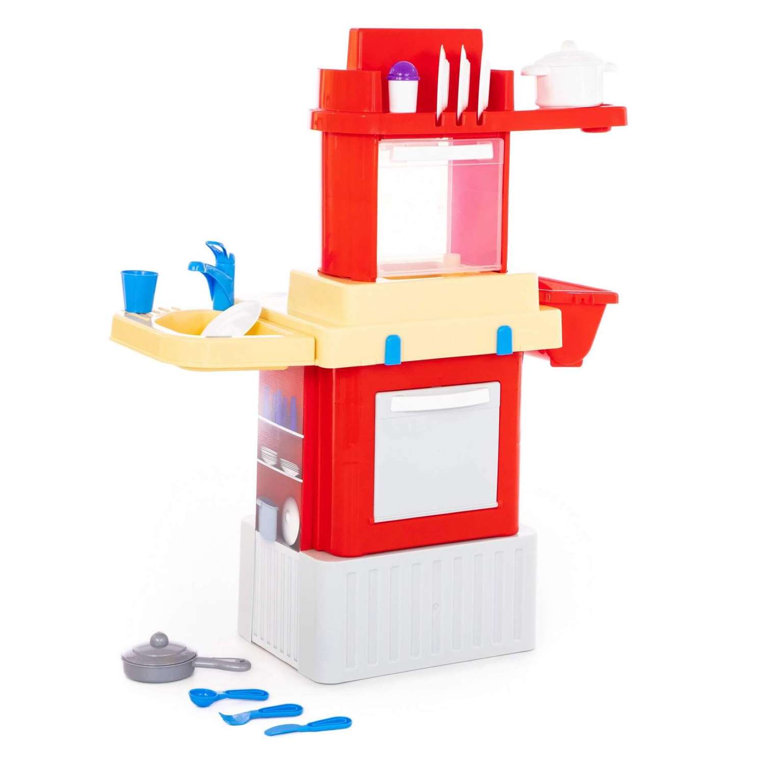 Игровой набор Полесье детская кухня с игрушечной посудой INFINITY basic - фото 2