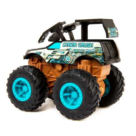 Машина Hot Wheels Monster Trucks Бэш Апс Кибер Крашер GCF97