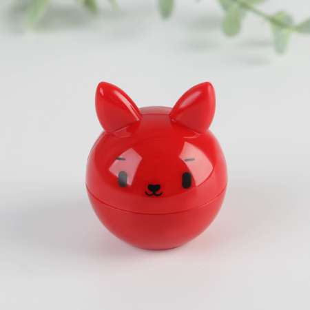Блеск для губ Выбражулька «Мяу» красный котик аромат вишня