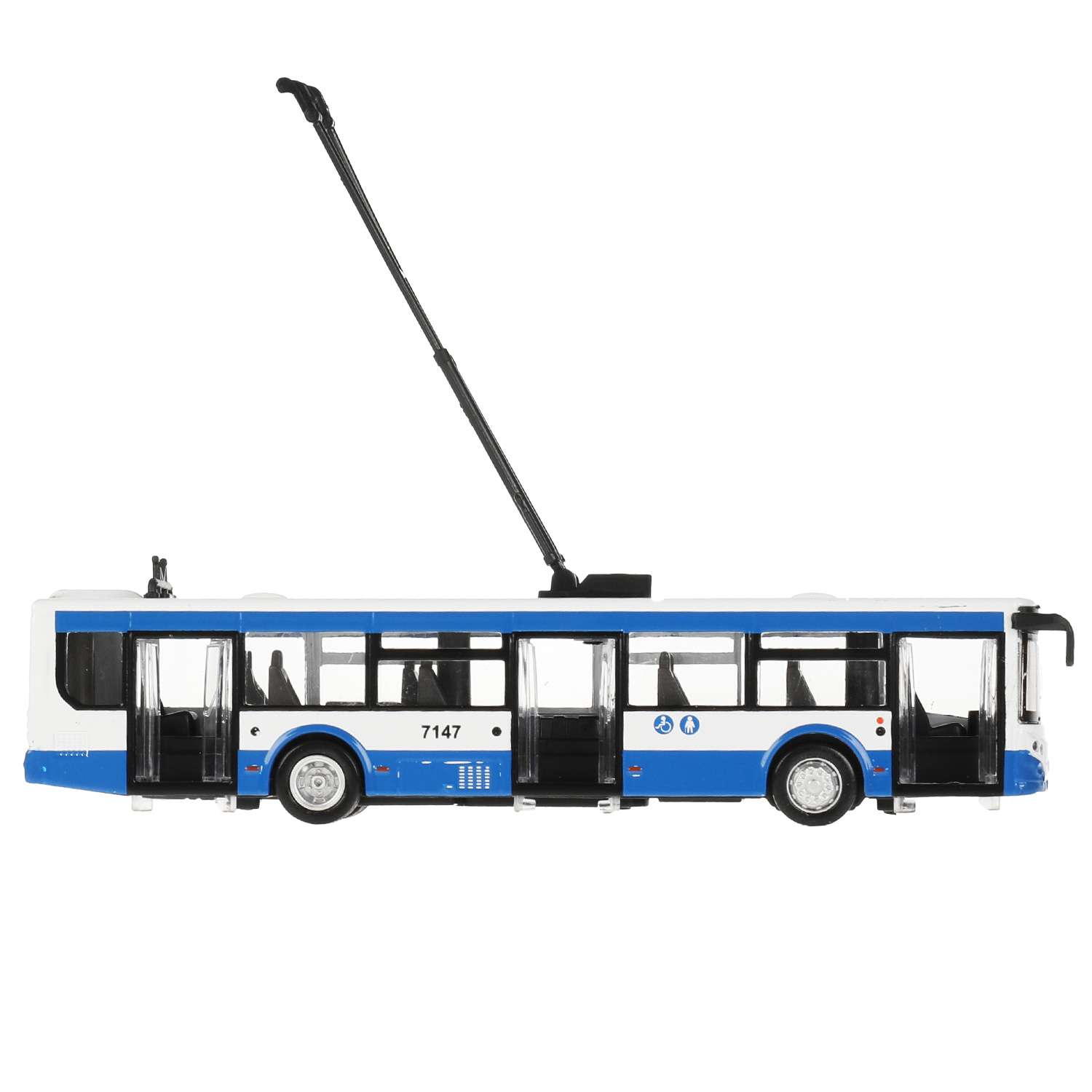 Модель Технопарк Городской троллейбус 326456 326456 - фото 5