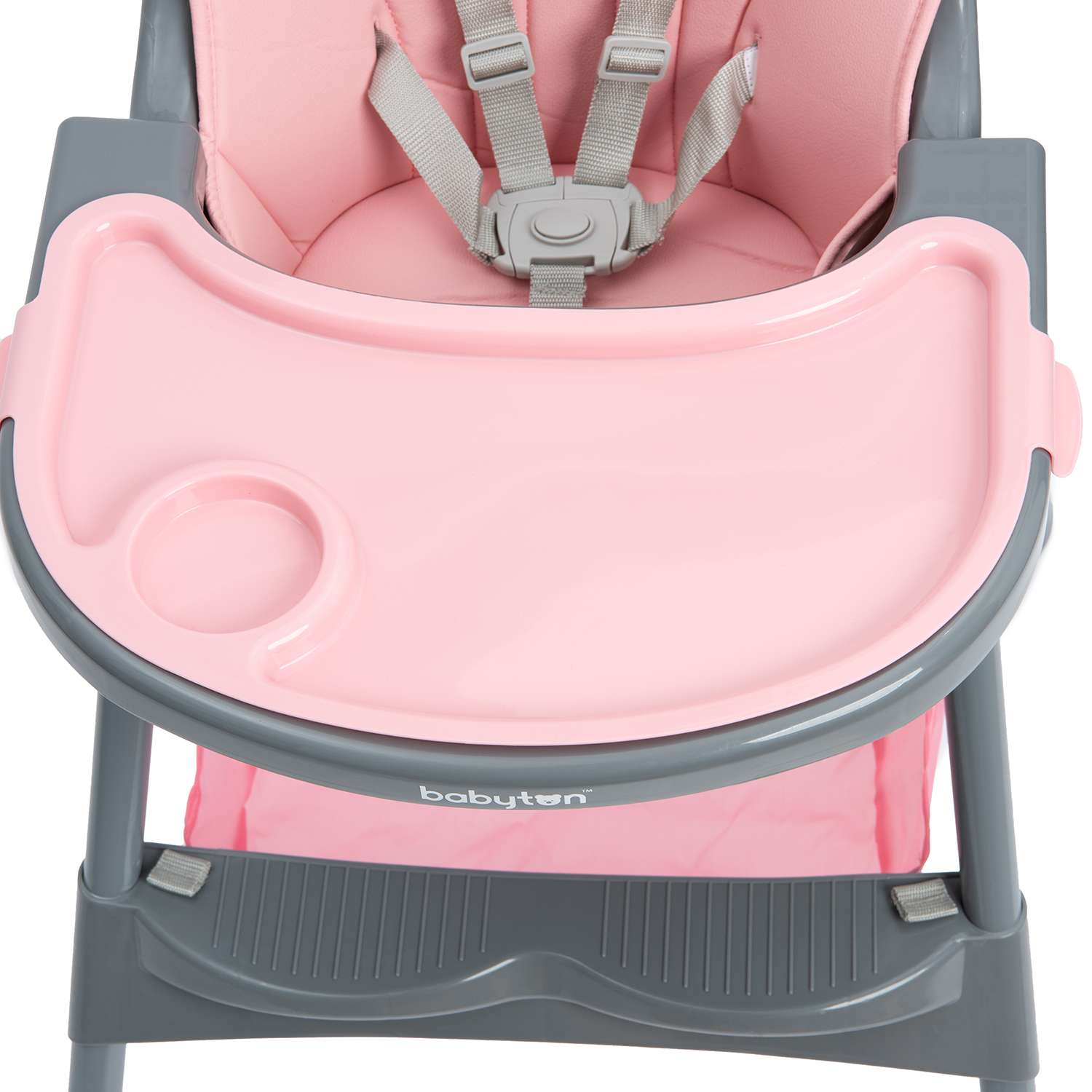 Стульчик для кормления Babyton Bueno Coral-Grey - фото 6